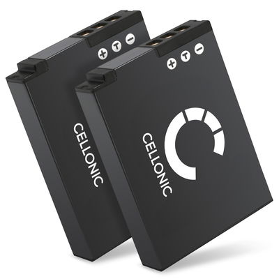 2x Akku kameraan Nikon A900 W300 A1000 S9900 S9700 S9500 S9300 S9100 S8200 S6300 S6200 S31 AW130 EN-EL12 - EN-EL12 (1100mAh, 3.7V) tuotemerkiltä CELLONIC