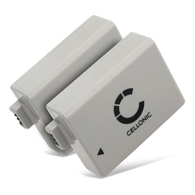 2x Akku kameraan Canon 1000D, Canon 500D, Canon 450D, Canon Rebel XS, Xsi, T1i - LP-E5 (1020mAh, 7.4V) tuotemerkiltä CELLONIC