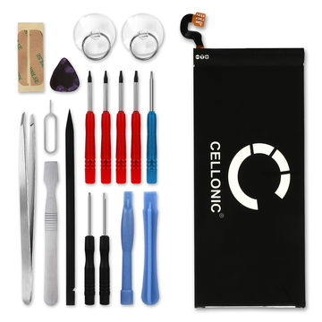 CELLONIC Phone Battery Replacement for Samsung Galaxy S6 (SM-G920) / S6 Duos + 17-Tool Phone Repair Kit - 2550mAh