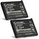 2x Akku 4-268-590-02 (660 mAh, 3,7 V)