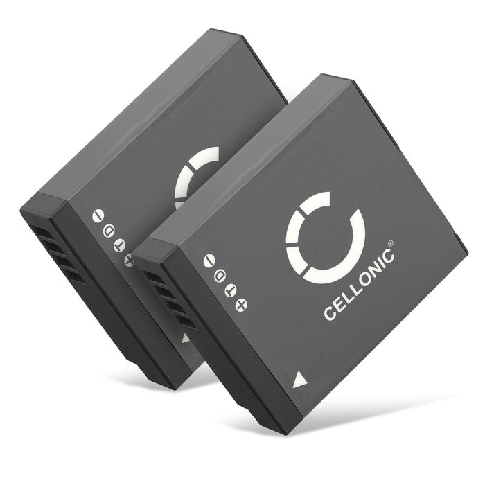 2x Panasonic Lumix DMC-GM1 akku tuotemerkiltä subtel