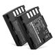 2x Akku DMW-BLF19 DMW-BLF19E DMW-BLF19PP (2000 mAh, 7,4 V)