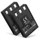 2x Akku NB-1LH (850 mAh, 3,7 V)