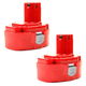 2x Akku 1822, 1833, 1834, 1835 (3000 mAh, 18 V)