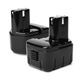 2x Akku EB1220BL, EB1214S, BCC1215,EB1214L, EB1226HL, EB1230HL (3300 mAh, 12 V)