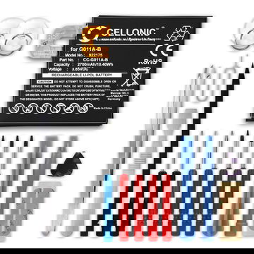 Akku puhelimeen Google Pixel 2 - G011A-B, 2700mAh, 3.85V vaihtoakku + Työkalu