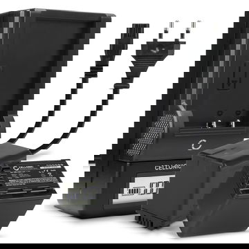 2x CELLONIC Camera Battery for Panasonic HC-V770 V777 V760 V380 V270 V180 V100 V800 HC-VX980 HC-VXF990 Replacement VW-VBK180 VW-VBT190 VBT380 VW-VBY100 Battery 4040mAh Backup + Charger VW-BC10