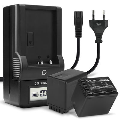 2x Akku + Laturi kameraan Panasonic HC-V180 HC-V770 HC-V777 HC-V760 HC-V380 HC-VX980 HC-VXF990 HC-V770 - VW-VBK180 VW-VBT190 VBT380 VW-VBY100 (4040mAh, 3.7V) tuotemerkiltä CELLONIC