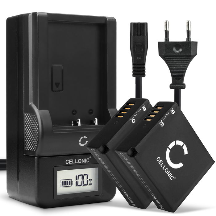 2x Leica BP-DC15 akku + Laturi tuotemerkiltä CELLONIC