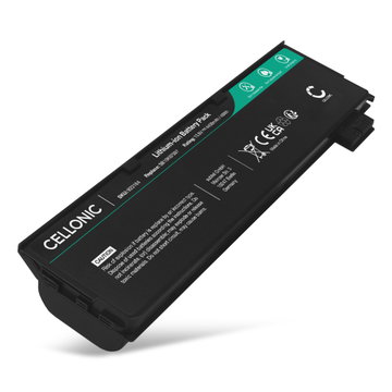 1x Akku tietokoneeseen Lenovo ThinkPad T480, T470, T580, T570, P51s, P52s, A485, Lenovo 01AV422, 01AV424, 01AV452 - 10.8V 4400mAh tuotemerkiltä CELLONIC