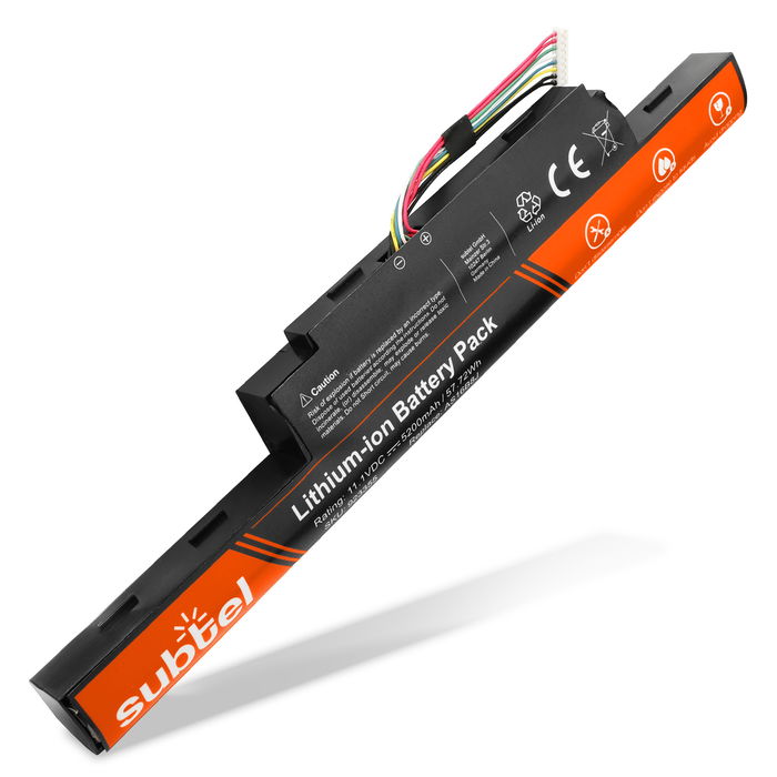 Acer Aspire E5-575 akku tuotemerkiltä subtel, 5200mAh tietokoneen akku