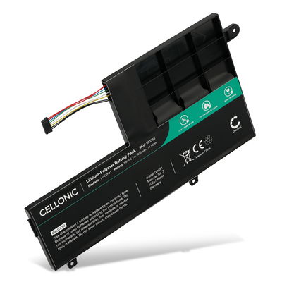 Akku tietokoneeseen Lenovo Yoga 510-14AST, 510-14IKB, 510-14ISK, 510-15IKB, 510-15ISK, L15M2PB1, L15C2PB1 - 7.6V 4600mAh tuotemerkiltä CELLONIC