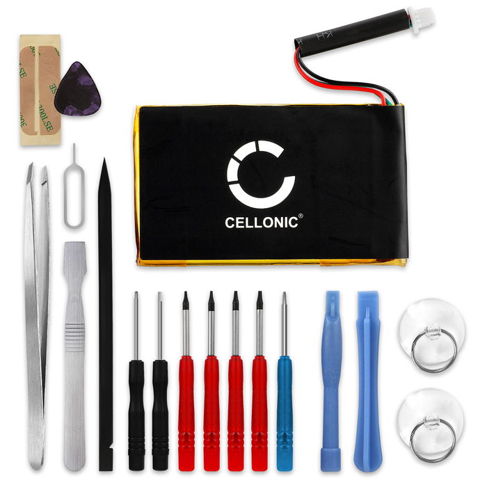 Garmin Nüvi 1390 vaihtoakku + Työkalu tuotemerkiltä CELLONIC. 1250mAh navigaattorin akku