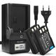 2x Akku EN-EL9 ENEL9a EN EL9e (1000 mAh, 7,4 V) + laturi