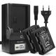 2x Akku NP-FH50 -FH40 -FH60 (700 mAh, 7,4 V) + laturi