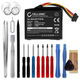 1x Akku TomTom AHL03711018,VF1C,4CQ02 (1000 mAh, 3,7 V) + työkalut
