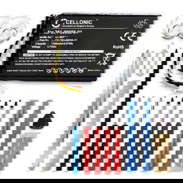 Akku navigaattoriin Garmin Nüvi 42 53 65 2689 2699 2799 - 010-01211-01 - 1100mAh, 3.6V - 3.7V, 361-00056-01 vaihtoakku GPS-laitteeseen + Työkalu