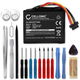1x Akku AHL03711022 VF6M (1000 mAh, 3,7 V) + työkalut