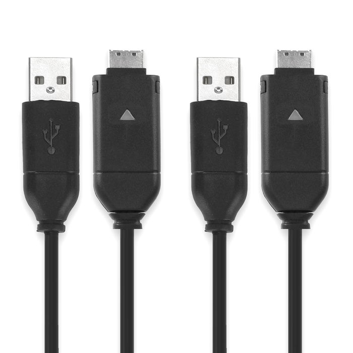 2x USB-johto kameraan Samsung SH100. 20 Pin Connector latausjohto 1.5m. USB-kaapeli valmistajalta subtel
