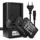 2x Akku EN-EL20 EN-EL20a (800 mAh, 7,4 V) + laturi