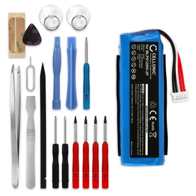 Akku kaiuttimeen JBL Charge 2+, Charge 2 +, Charge 2 plus / JBL GSP1029102 6000mAh + Ty&ouml;kalu tuotemerkilt&auml; CELLONIC