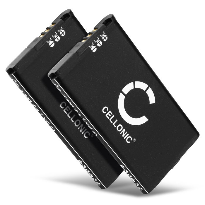 2x Akku pelikonsoliin Nintendo 3DS XL / New 3DS XL - 1800mAh, 3.7V, Litiumionit, SPR-001, SPR-003, SPR-A-BPAA-CO vaihtoakku