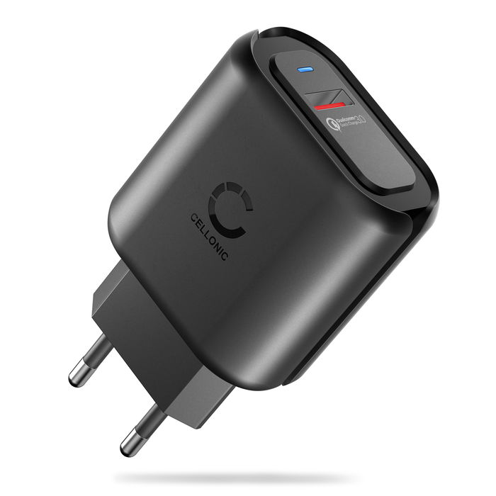 USB Ladegerät Matkapuhelin, älypuhelin, sähköpankki QC Quick Charge 3.0 24W - 3A, USB-Pikalaturi USB-Virtalähde pistorasiaan USB-Latausaseman Latauspistoke Latauslaite