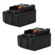 2x Battery (4000mAh, 18V)