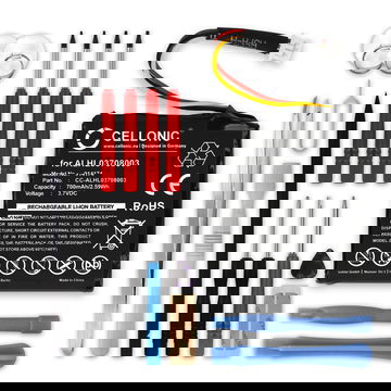 Akku navigaattoriin TomTom Start 20 / Start 25 - 700mAh, 3.6V - 3.7V, 1ICP6/34/36 AHA11108001 ALHL03708003 VF3k vaihtoakku GPS-laitteeseen + Työkalu