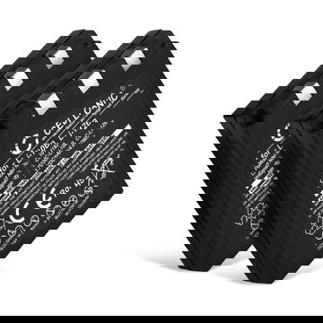 2x Akku kameraan Olympus mju 300, 400, 410, 500, 600, 800, 810, 1000, Stylus 300, Stylus 400 - LI-10B LI-12B (1100mAh, 3.7V) tuotemerkiltä CELLONIC