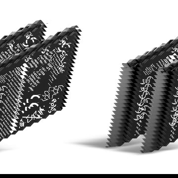 2x Battery for Kodak Easyshare DX6490 DX7440 DX7590 DX7630 P850 P880 1400mAh Camera Battery Replacement KLIC-5001