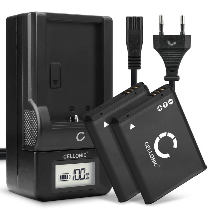 2x Samsung BP70A akku + Laturi tuotemerkiltä CELLONIC