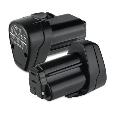 2x Akku työkaluun Metabo Powermaxx BS/ BS Basic/ BS Quick/ BS Quick Pro/ ASE, KPA 10.8 600 - 6.25439, 625439000 vaihtoakku, 10.8V, 1.5Ah, Li Ion