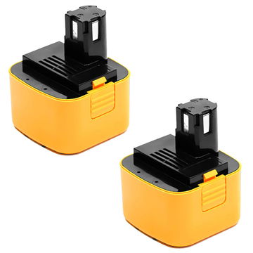 2x Battery for Panasonic EY7202, EY6405, EY6407, EY6803, EY7201, EY6100, EY6409 NQKW 12V  NiMH 3000mAh from CELLONIC