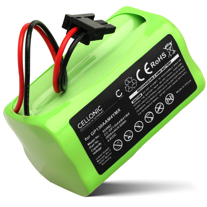 Visonic PowerMaster 10 akku, 2000mAh vaihtoakku tuotemerkiltä subtel