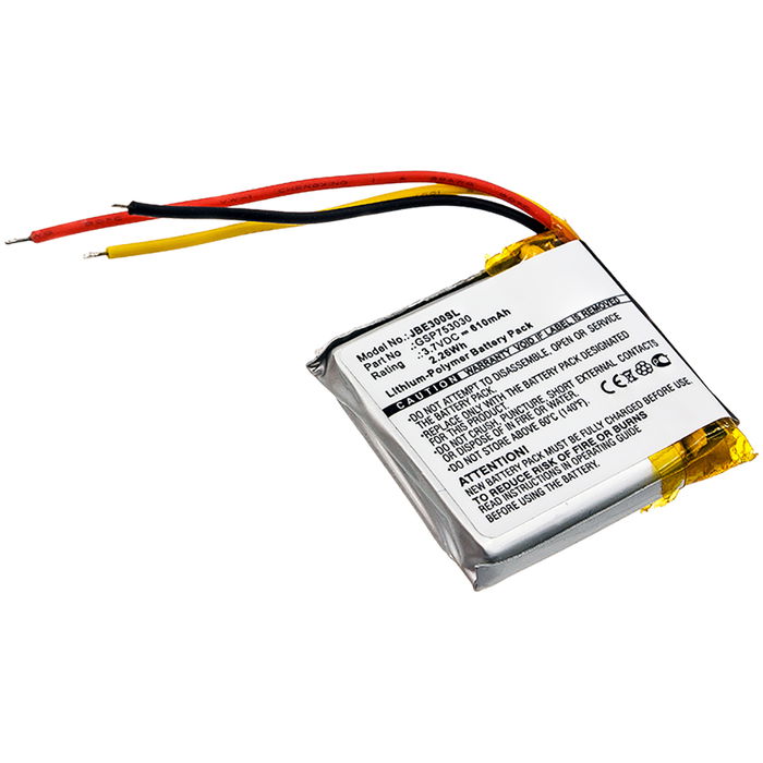Battery for JBL E45BT, Everest Elite 300, Elite E45BT GSP753030 (610mAh, 3.7V) from CELLONIC