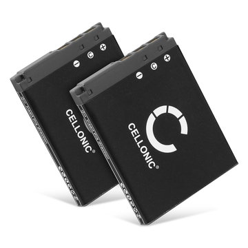 2x Akku kameraan Sony CyberShot DSC-G3 DSC-T2 DSC-T200 DSC-T300 DSC-T500 / Sony NP-BD1, NP-FD1 - NP-BD1 NP-FD1 (600mAh, 3.7V) tuotemerkiltä CELLONIC