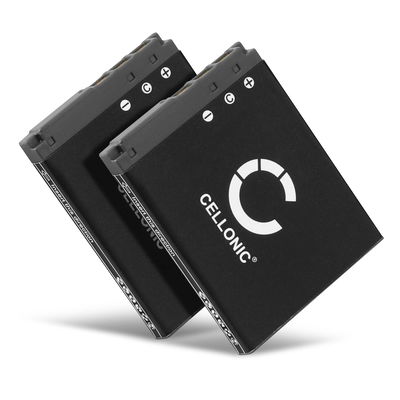 2x Akku kameraan Sony CyberShot DSC-G3 DSC-T2 DSC-T200 DSC-T300 DSC-T500 / Sony NP-BD1, NP-FD1 - NP-BD1 NP-FD1 (600mAh, 3.7V) tuotemerkiltä CELLONIC