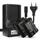 2x Akku EN-EL15b EN-EL15a (2000 mAh, 7,4 V) + laturi