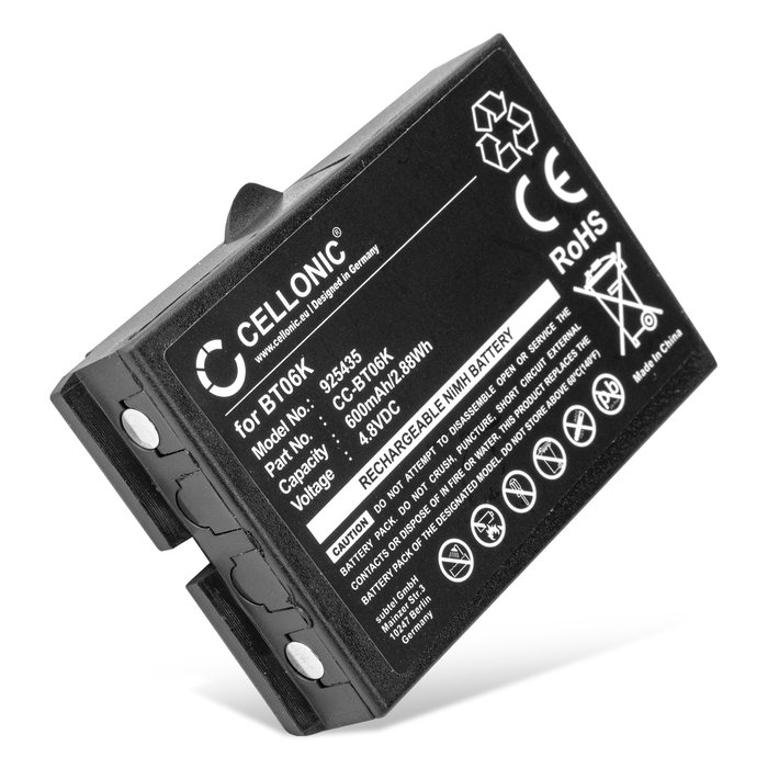 Akku kaukosäätimeen Ikusi TM70, Ikusi T70-1, Ikusi T70-2, Ikusi T71 - BT06K, 600mAh, 4.8V vara-akku