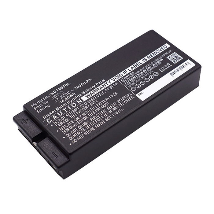 Akku kaukosäätimeen Ikusi TM 60/1 TM 60/2 TM63 TM64 02 - BT12, 2000mAh, 7.2V vara-akku