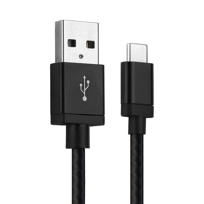 USB-johto kännykkään Nokia 7.1. USB C Type C latausjohto, 1m. Cellonic USB-kaapeli
