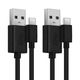 2x USB-C (Type-C) to USB A Data Cable, 1m