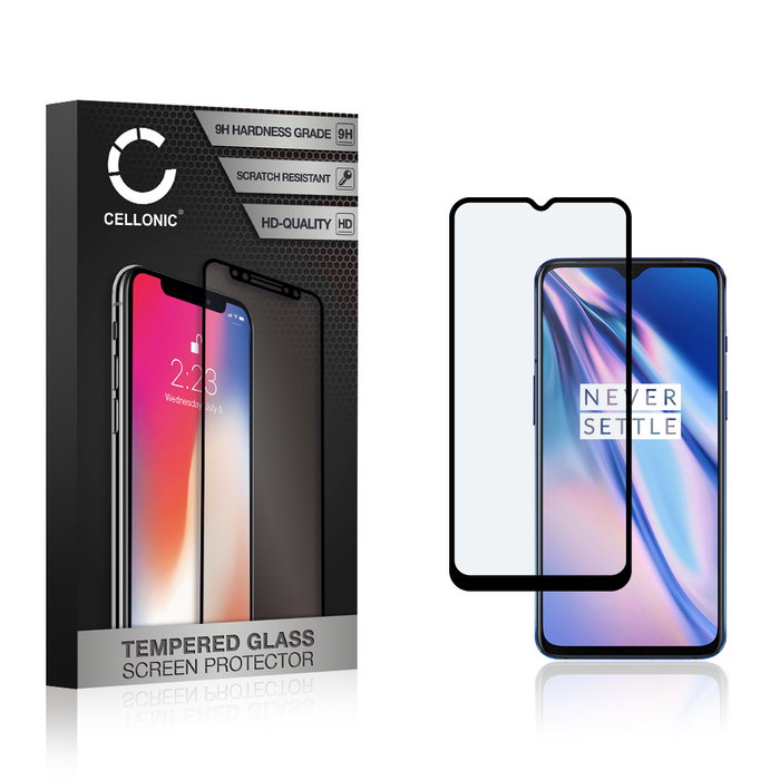 OnePlus 7 näytönsuojalasi, karkaistu 9H lasikalvo 3D Case-friendly valmistajalta CELLONIC