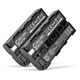 2x Akku NP-F550 F750 F330 (2600 mAh, 7,4 V)