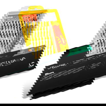 Battery for MSI GS70 2PE, GS70 2QE, GS70 2PC, GS70 2QD, GS72, BTY-L76 11.1V 5300mAh + Tool-kit from CELLONIC