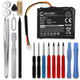 1x Akku 6027A0114501 KL1 (900 mAh, 3,7 V) + työkalut
