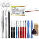 1x Akku 616-0283 616-0223 616-0224 (400 mAh, 3,7 V) + työkalut