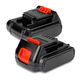 2x Akku BL1114, BL1314, BL1514 (2500 mAh, 14,4 V)