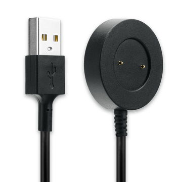 USB-kaapeli älykelloon Huawei Watch GT2e / GT2 / GT / Honor Magic Watch 2 - 1A, latausjohto. Musta PVC kaapeli